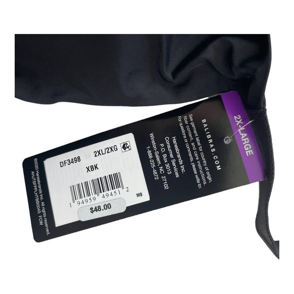 Bali Comfort Revolution Easylite Seamless Bra Comfort Flex Fit Size 2XL DF3498 - Picture 7 of 9